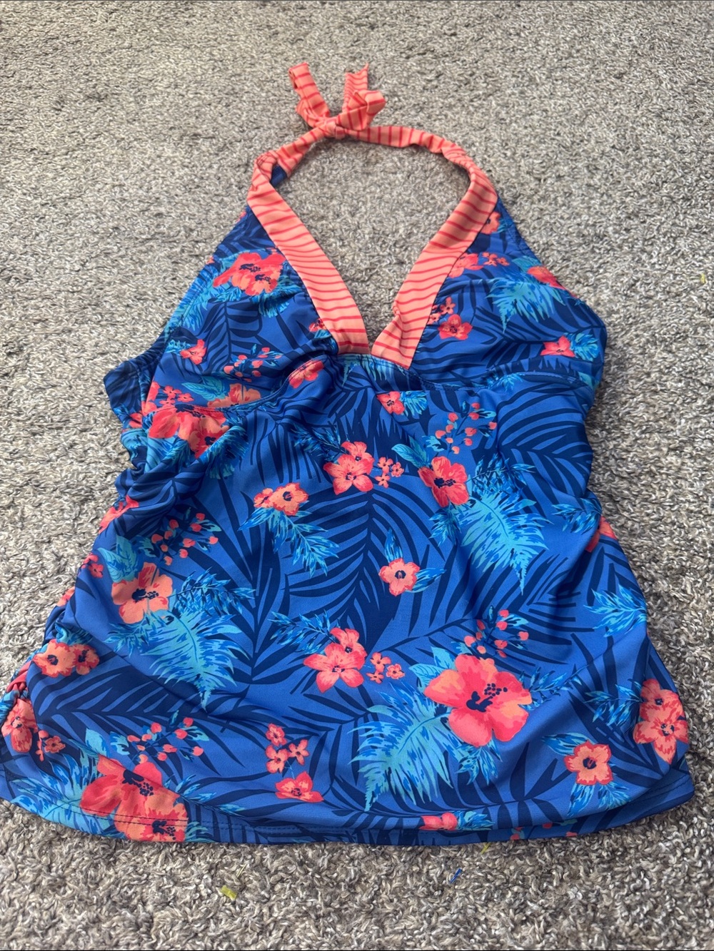 UV Skinz Halter Tankini Top Floral UPF50